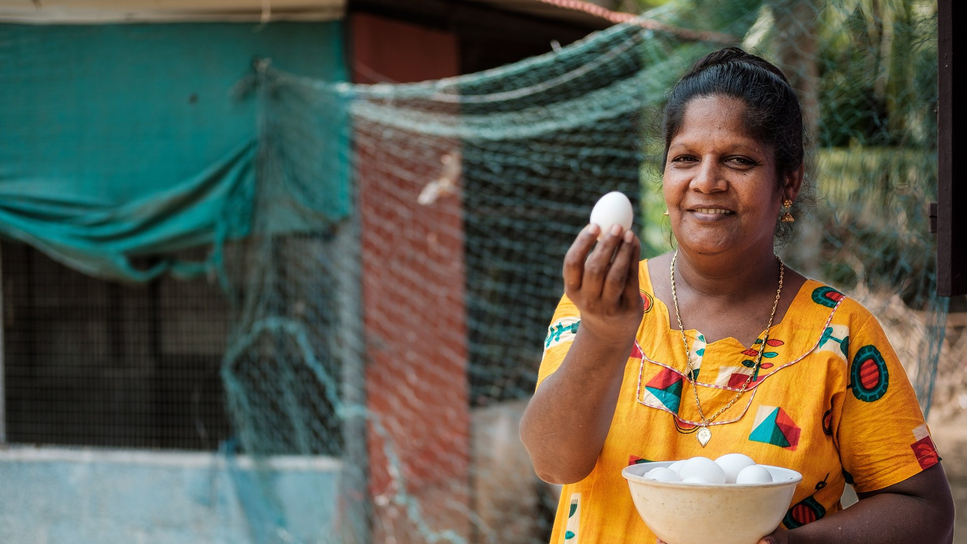 Indien: Geflügelfarmbesitzerin Tina