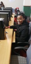 Südafrika: Auszubildende am Computer